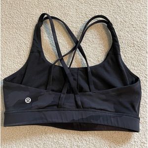 lululemon camo energy bra - size 8